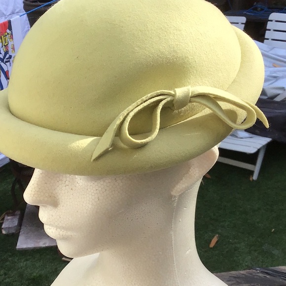 Vintage 100% Wool Hat made by Merrimack Hat Co - Picture 2 of 5